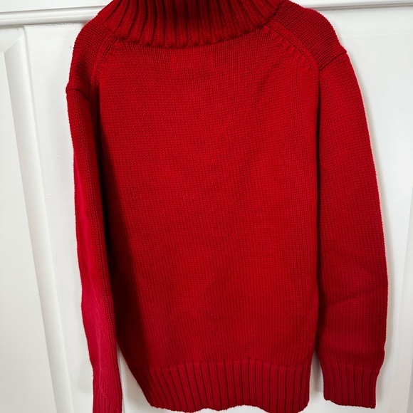 Polo red knit sweater size 6 (like new) - Picture 3 of 3